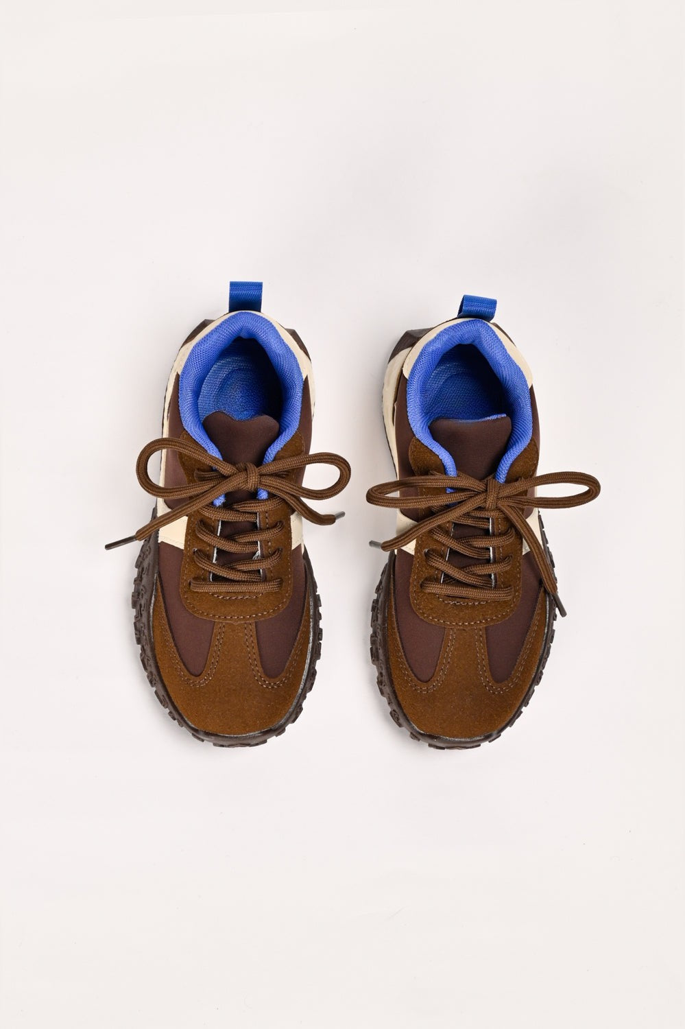 Jackols Boys Contrast Trainers - Brown