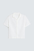 Jackols Textured Resort Shirt - White