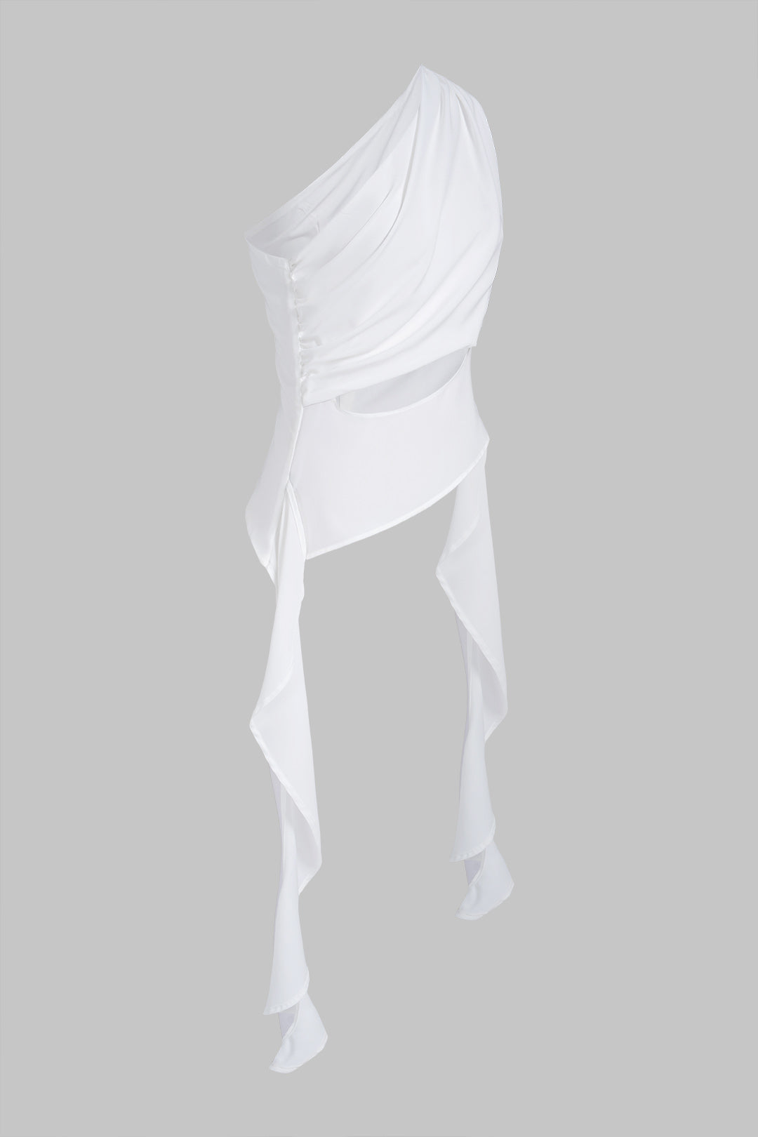 Jackols One Shoulder Tank Top - Tank Tops & Cami, WHITE