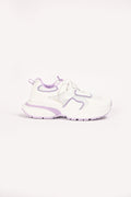 Jackols Contrast Chunky Trainers - White/Purple