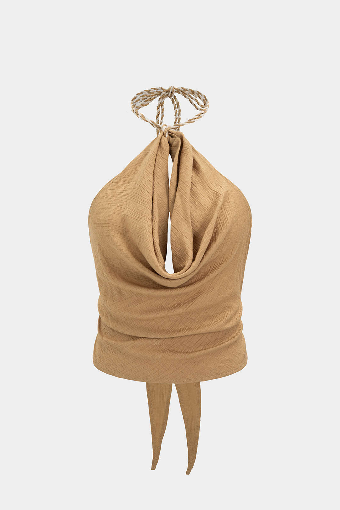 Jackols Halter Neck Cami Top - Tank Tops & Cami, ORANGE YELLOW