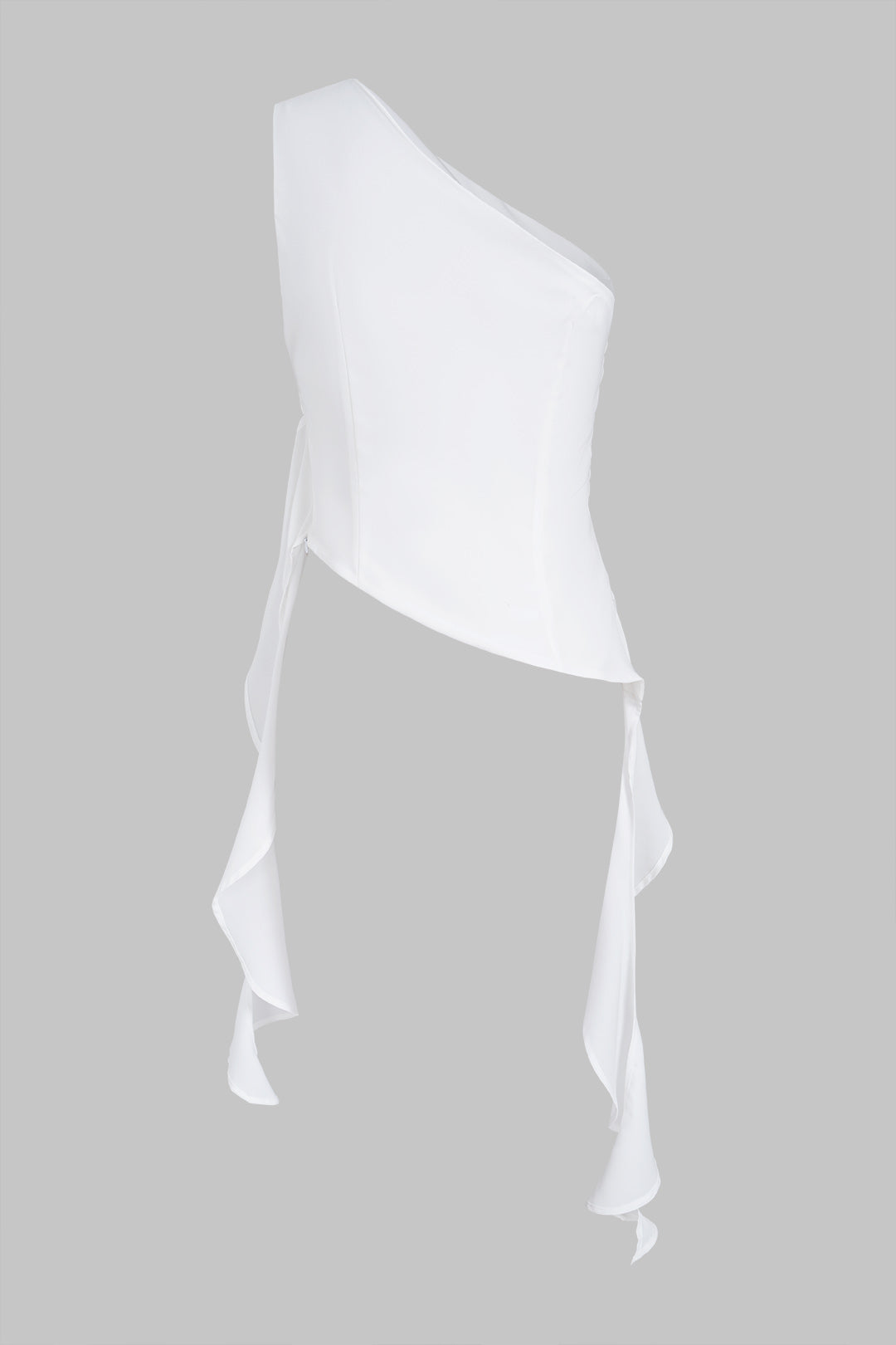 Jackols One Shoulder Tank Top - Tank Tops & Cami, WHITE
