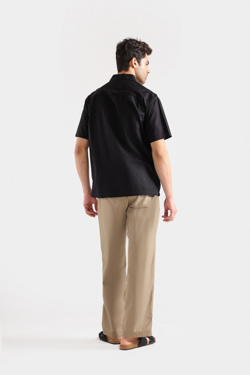Jackols Basic Cotton Shirt - Black