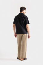 Jackols Basic Cotton Shirt - Black