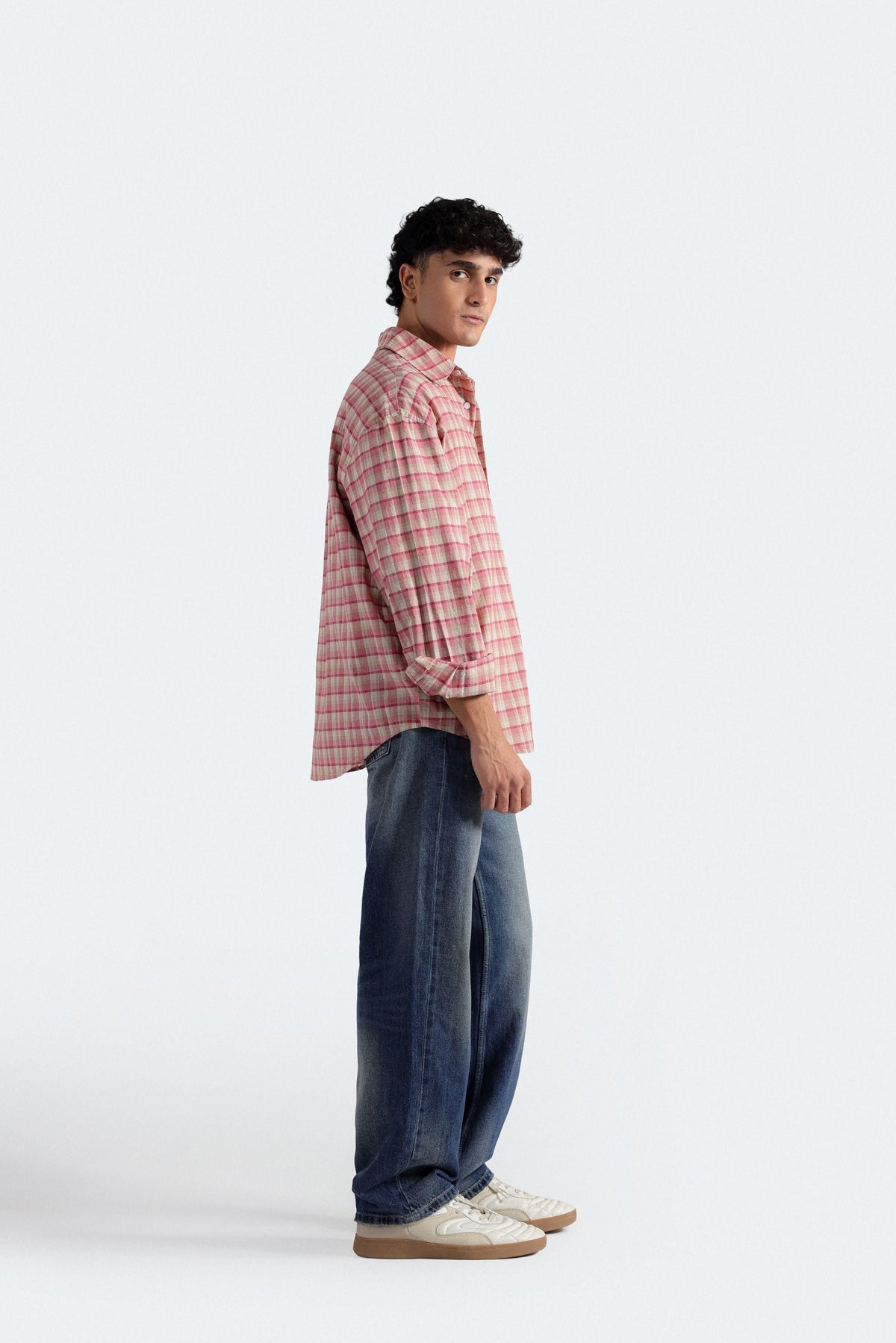 Jackols Checkered Shirt - Salmon