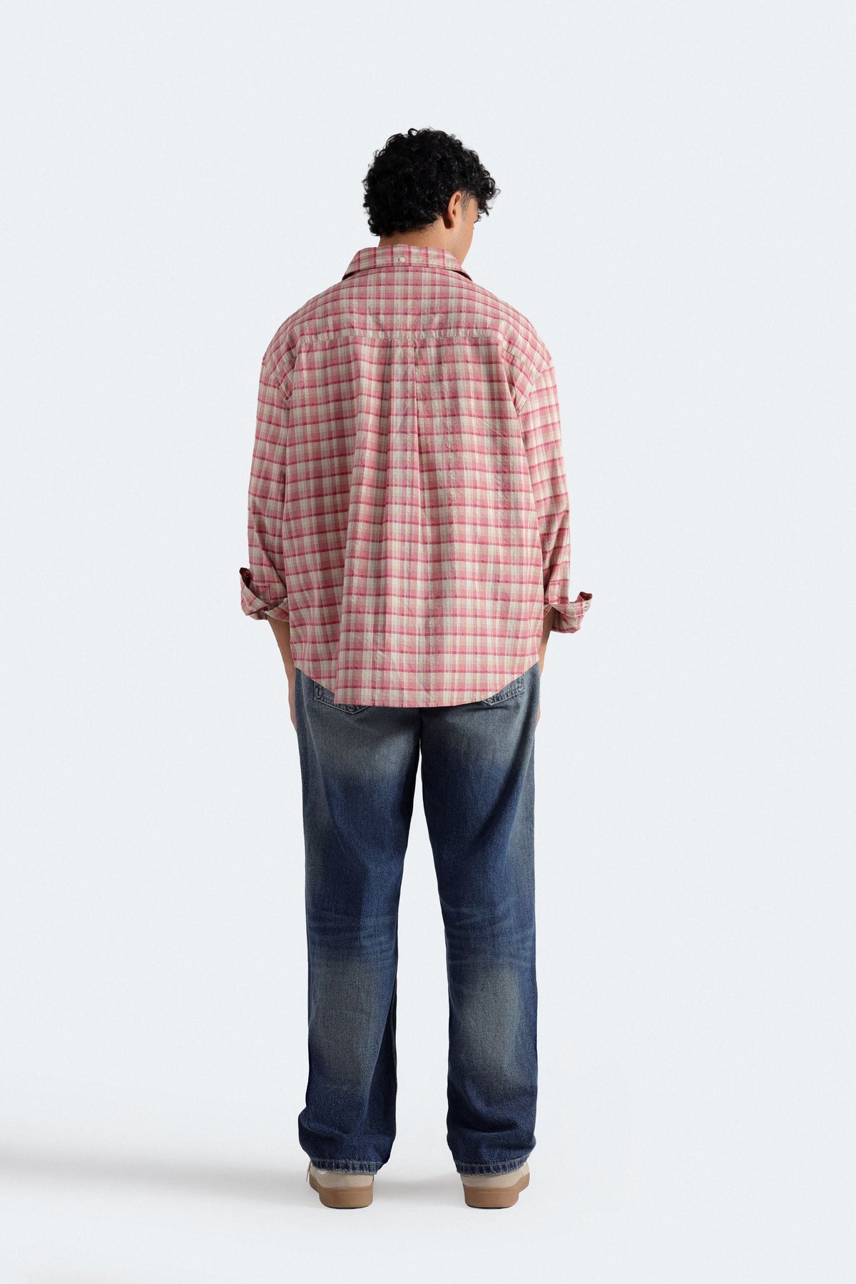 Jackols Checkered Shirt - Salmon