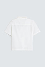 Jackols Textured Resort Shirt - White