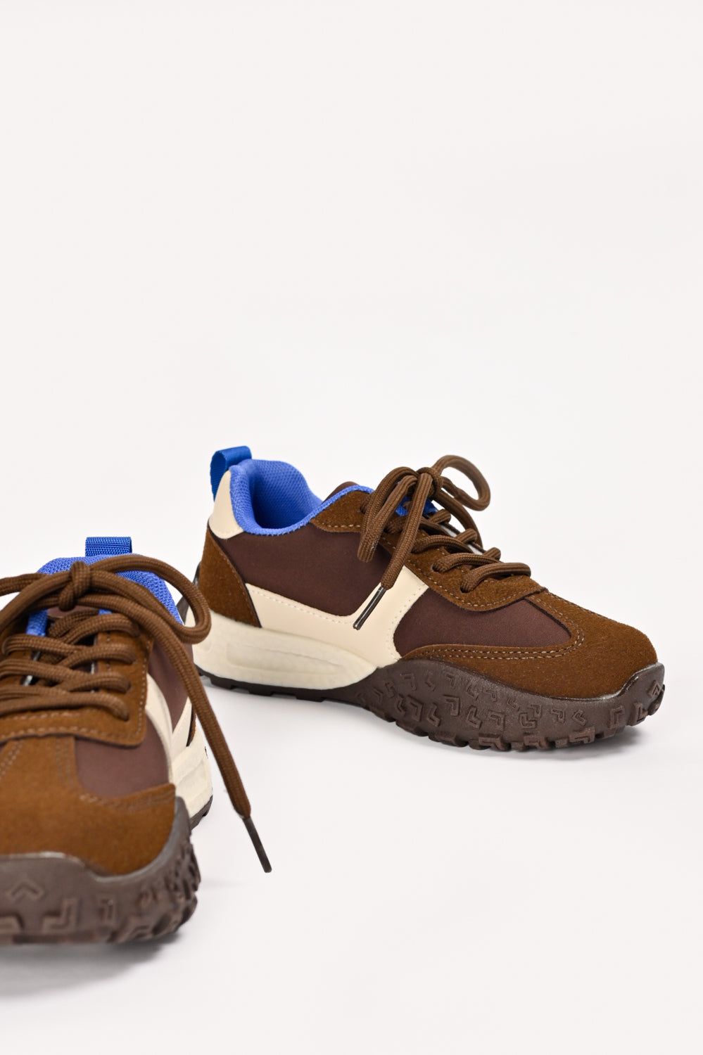 Jackols Boys Contrast Trainers - Brown