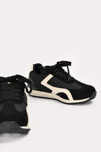 Jackols Boys Contrast Trainers - Black